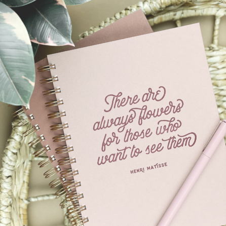 Always Flowers Journal - Ruff House Print Shop