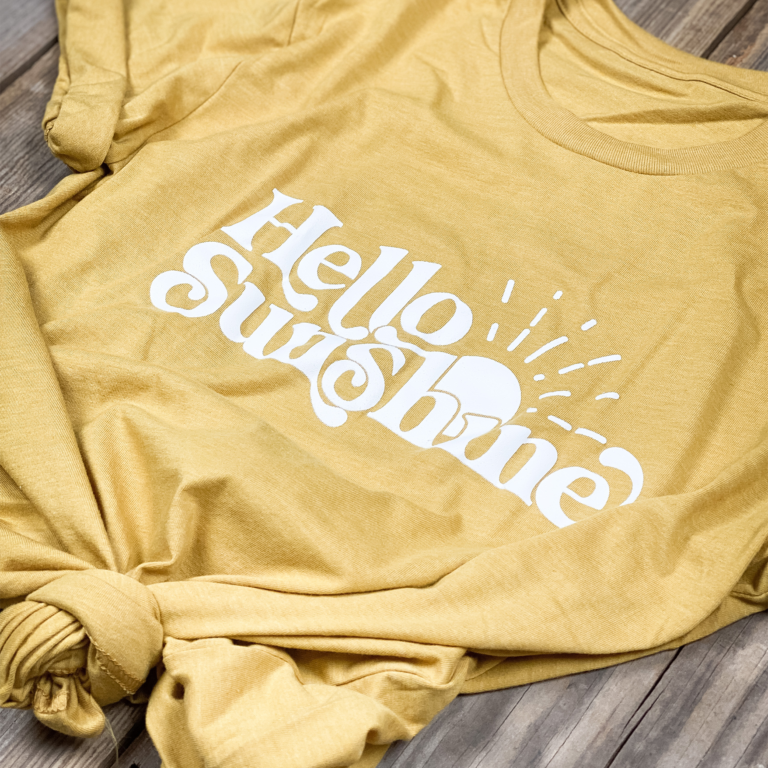 Hello Sunshine T Shirt Ruff House Print Shop